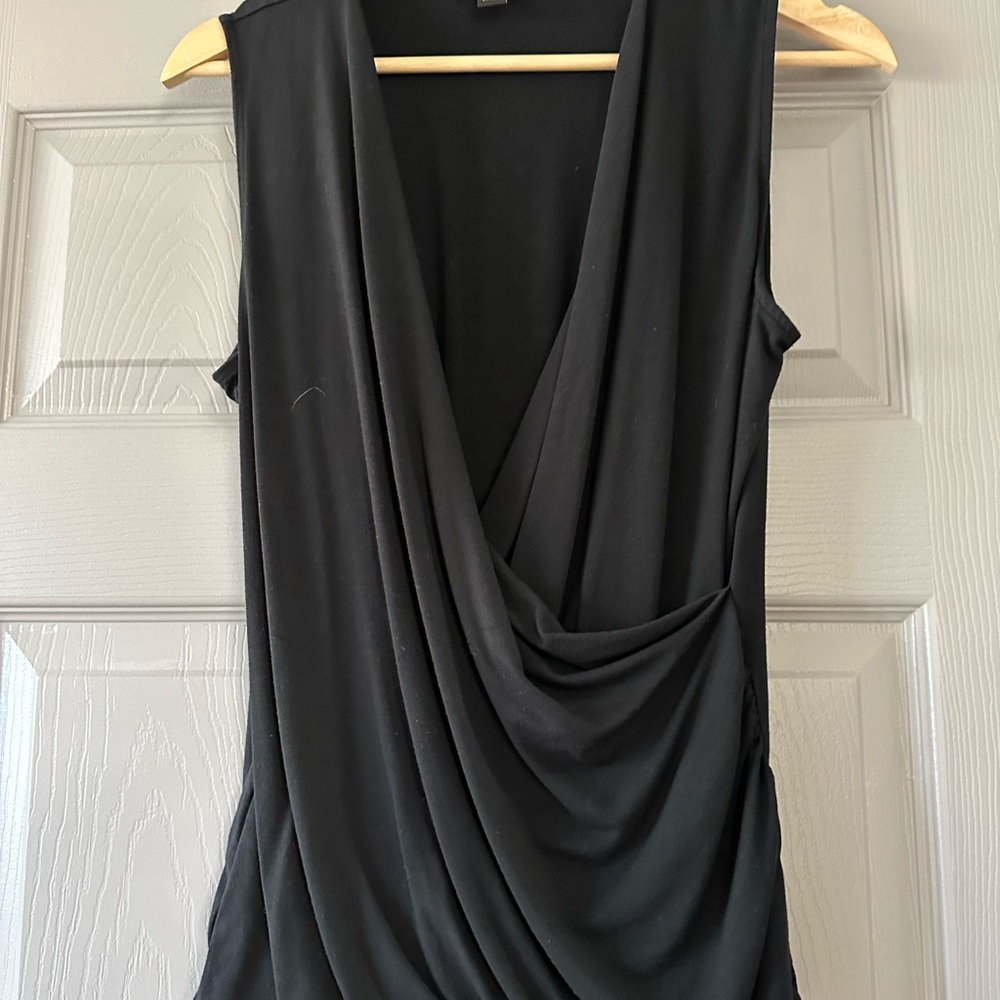 Ann Taylor Black Sleeveless Top